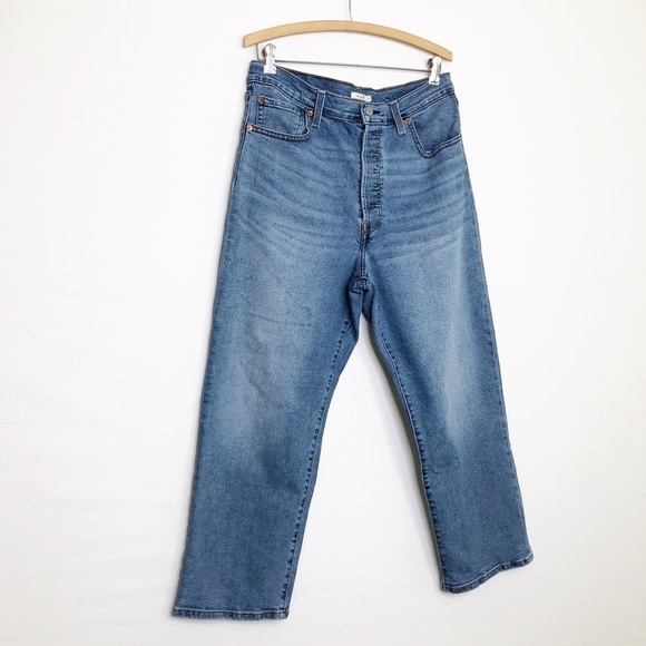 Levi rib cage size 32 button fly bootcut jeans - Picture 11 of 13